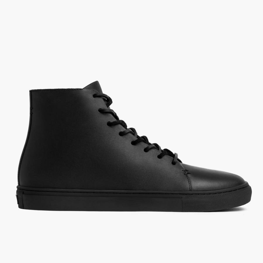 Scarpe Da Ginnastica Thursday Boots Premier High Tops Pelle Uomo Nere | IT214UZG