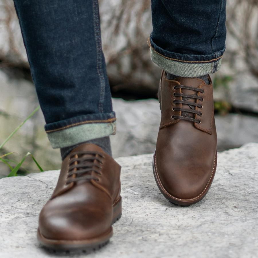 Scarpe da Sera Thursday Boots Statesman Uomo Caffè | IT258GSO