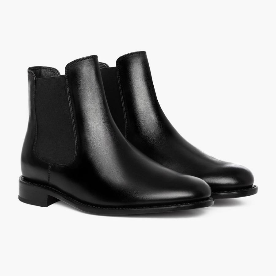 Stivaletti Chelsea Thursday Boots Cavalier Pelle Uomo Nere | IT17CTV