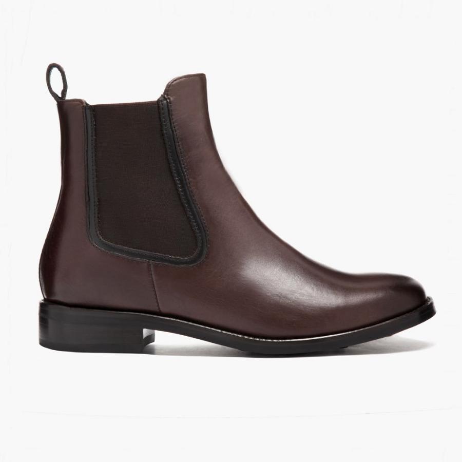 Stivaletti Chelsea Thursday Boots Duchess Pelle Donna Marroni | IT363FDN