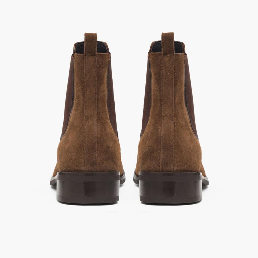 Stivaletti Chelsea Thursday Boots Duchess Scamosciate Donna Marroni | IT367PJJ