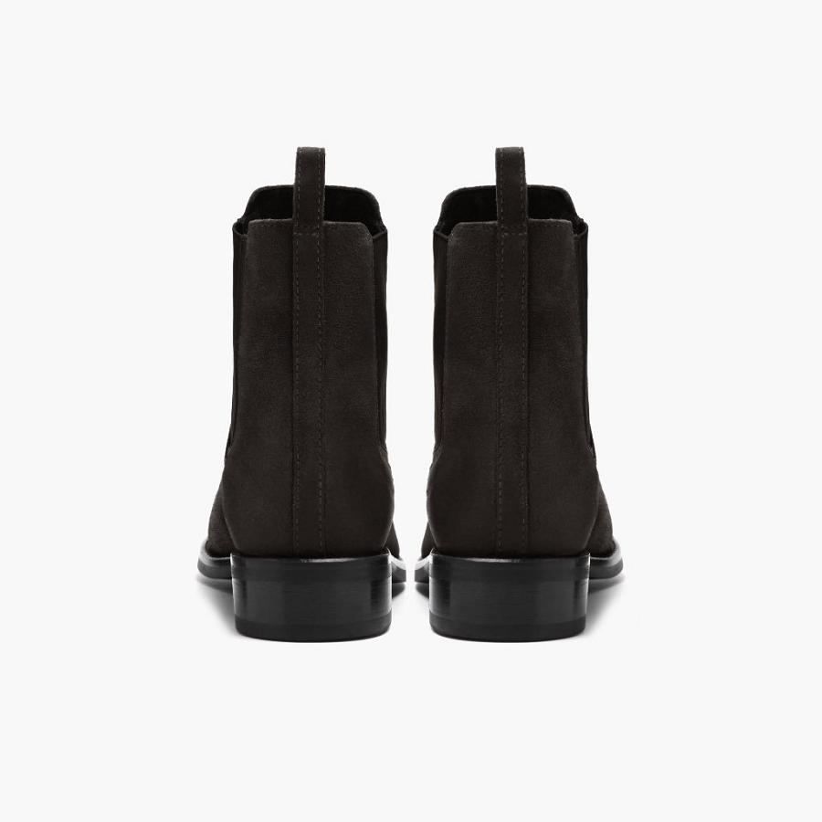 Stivaletti Chelsea Thursday Boots Duchess Scamosciate Donna Grigie | IT368OKI