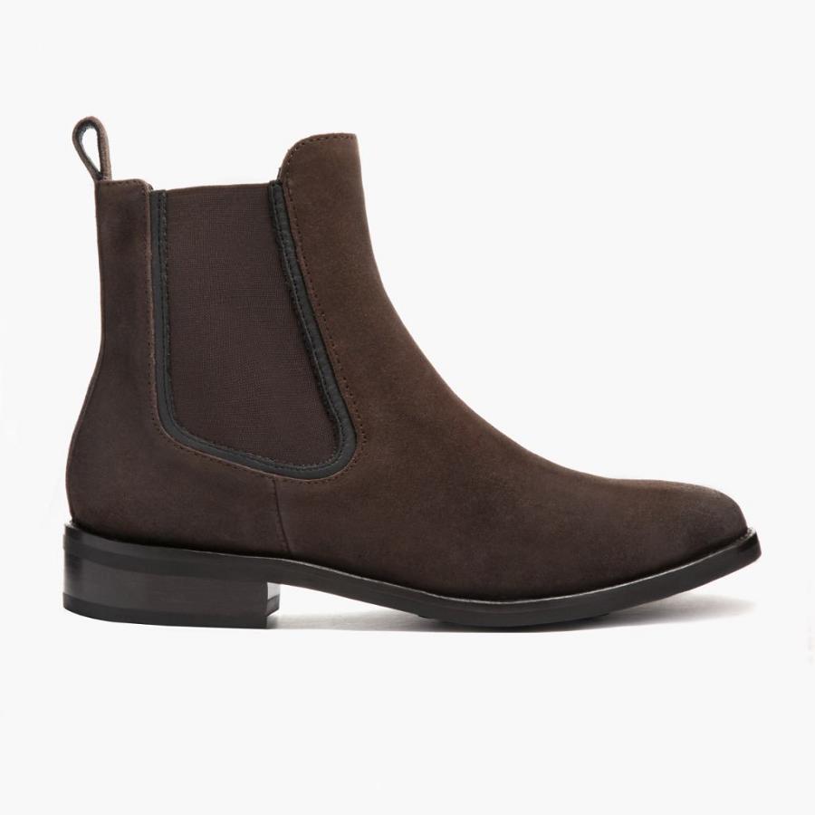 Stivaletti Chelsea Thursday Boots Duchess Scamosciate Donna Corallo Marroni | IT370UZG