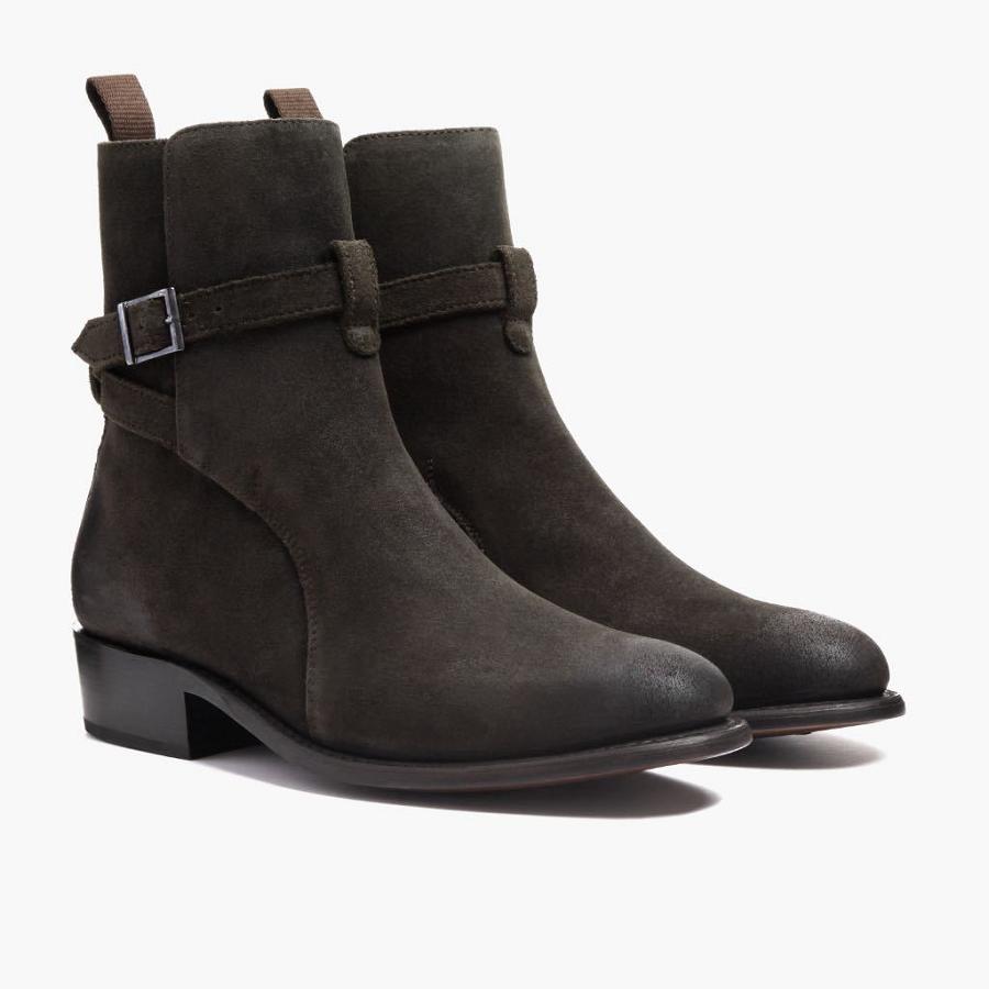 Stivaletti Chelsea Thursday Boots Rogue Scamosciate Uomo Nere | IT37WNB