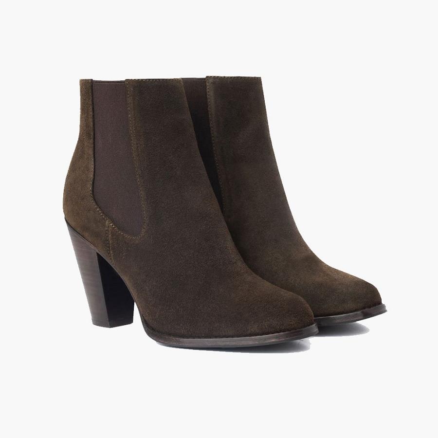 Stivaletti Thursday Boots Avenue Scamosciate Donna Verde Oliva | IT352NWY