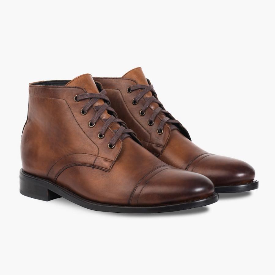 Stivali Chukka Thursday Boots Cadet Pelle Uomo Marroni | IT43CTV