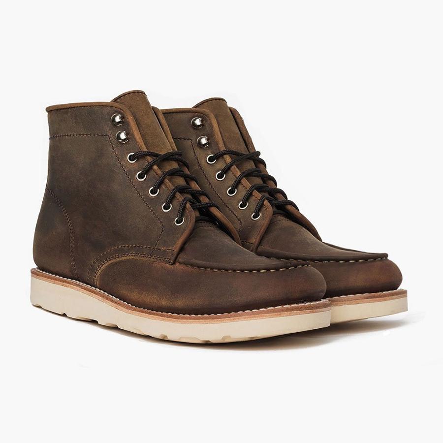 Stivali Chukka Thursday Boots Diplomat Pelle Uomo Marroni | IT50GSO