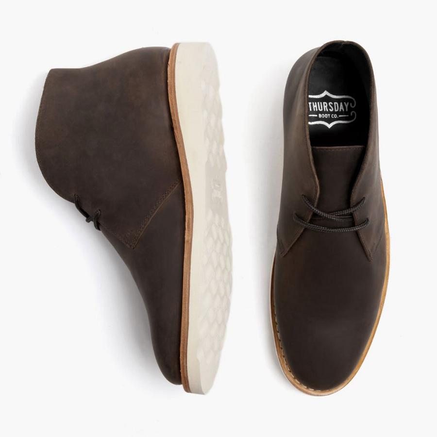 Stivali Chukka Thursday Boots Scout Pelle Uomo Taupe | IT54AHK