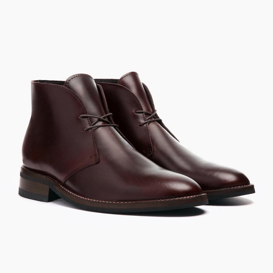 Stivali Chukka Thursday Boots Scout Pelle Uomo Caffè | IT55PJJ