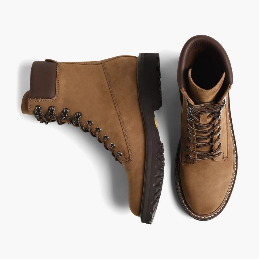 Stivali Stringati Thursday Boots Explorer Pelle Uomo Marroni | IT96XYU