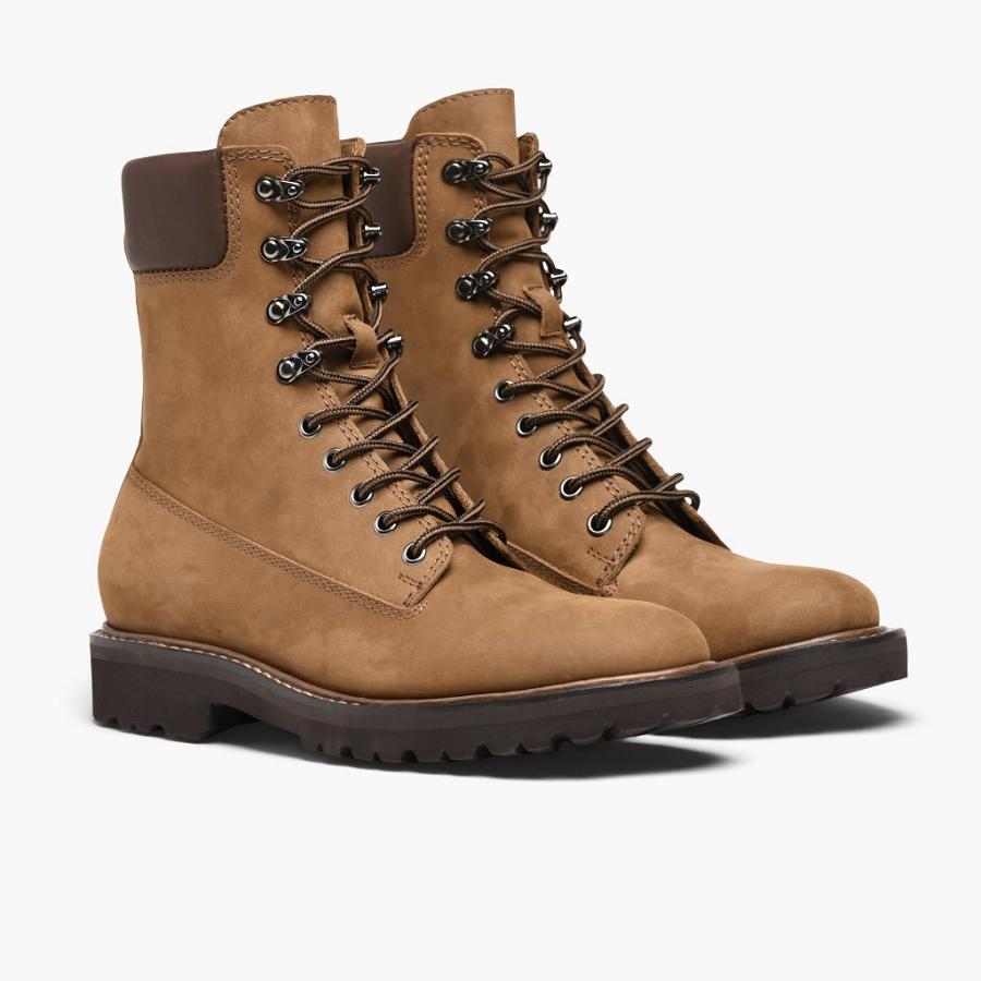 Stivali Stringati Thursday Boots Explorer Pelle Uomo Marroni | IT96XYU