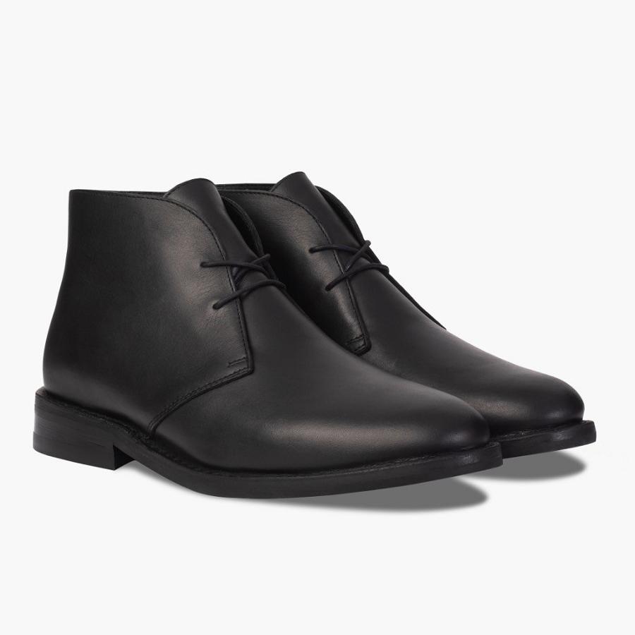 Stivali Stringati Thursday Boots Scout Pelle Uomo Nere | IT116QMA