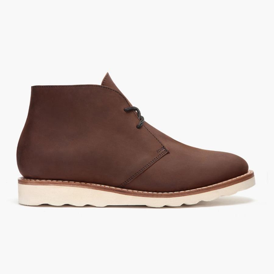 Stivali Stringati Thursday Boots Scout Pelle Uomo Marroni | IT117MQZ