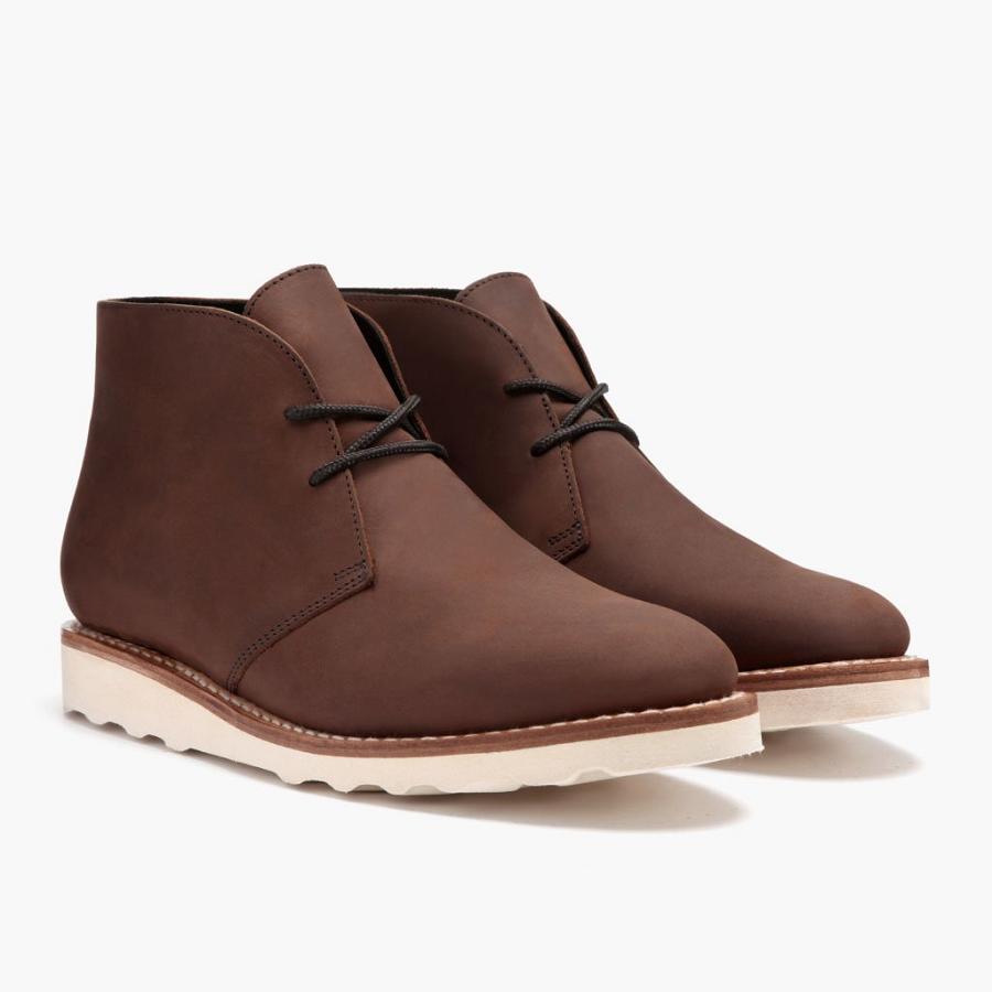 Stivali Stringati Thursday Boots Scout Pelle Uomo Marroni | IT117MQZ