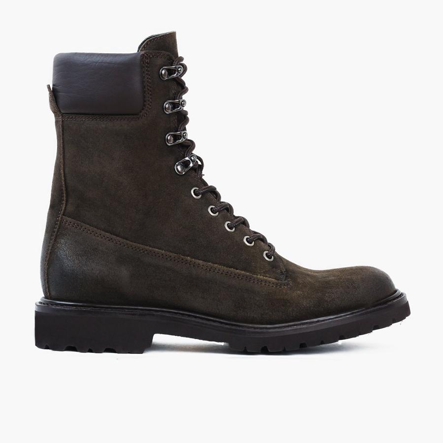 Stivali Thursday Boots Explorer Scamosciate Uomo Verde Oliva | IT188UZG