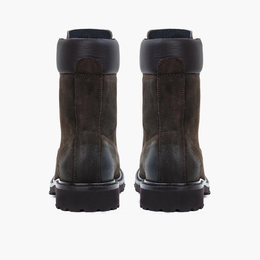 Stivali Thursday Boots Explorer Scamosciate Uomo Verde Oliva | IT188UZG