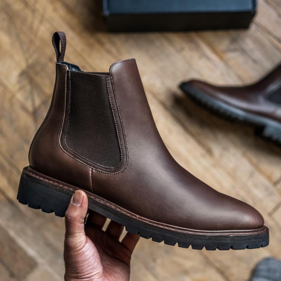 Stivali Thursday Boots Legend Pelle Rugged & Resilient Uomo Caffè | IT195MQZ