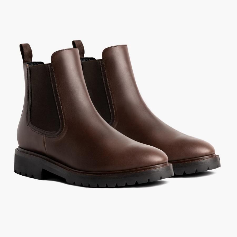 Stivali Thursday Boots Legend Pelle Rugged & Resilient Uomo Caffè | IT195MQZ