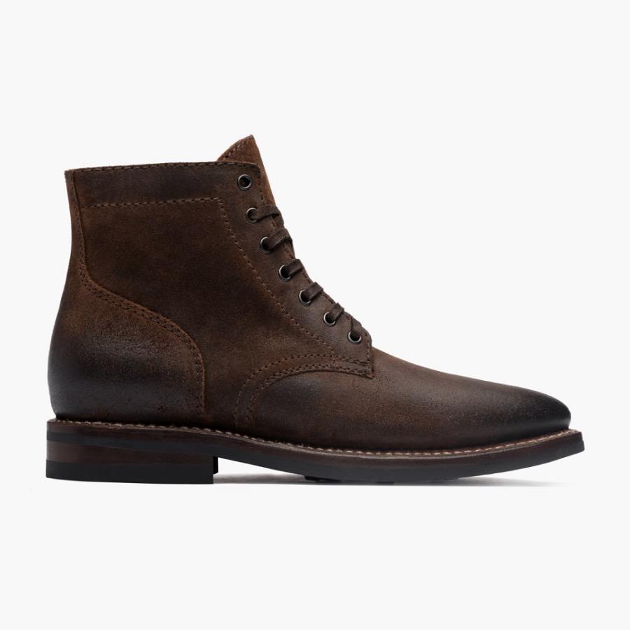 Stivali Thursday Boots President Scamosciate Rugged & Resilient Uomo Caffè | IT208DFM