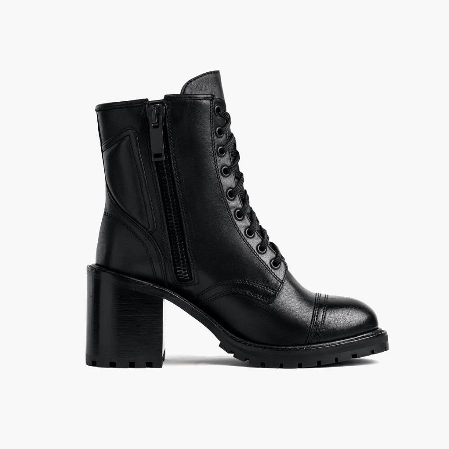 Stivali Thursday Boots Rebel Pelle Donna Nere | IT390DFM27