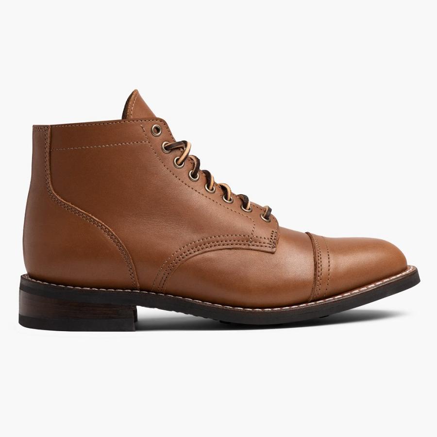 Stivali Thursday Boots Vanguard Pelle Uomo Marroni | IT213ILH