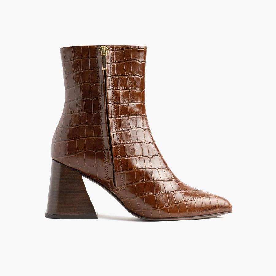 Tacchi Alti Thursday Boots Boots Heartbreaker Pelle Donna Marroni | IT397YXF