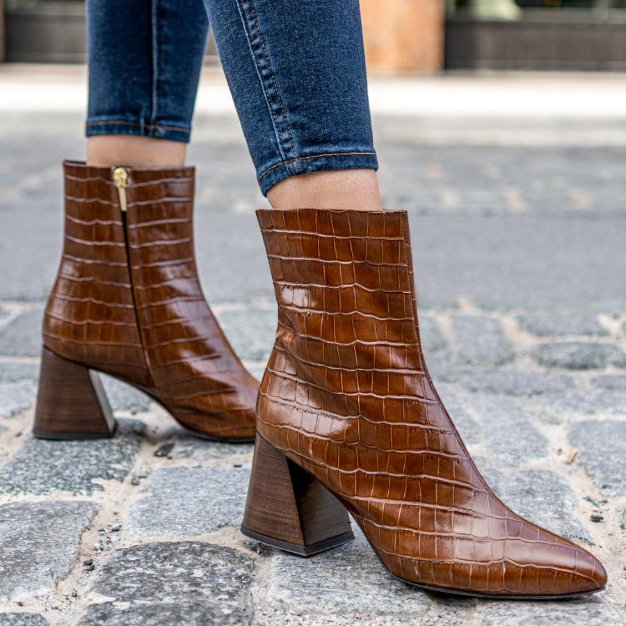 Tacchi Alti Thursday Boots Boots Heartbreaker Pelle Donna Marroni | IT397YXF