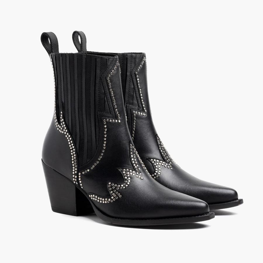 Tacchi Alti Thursday Boots Boots Icon Pelle Donna Nere | IT401WNB