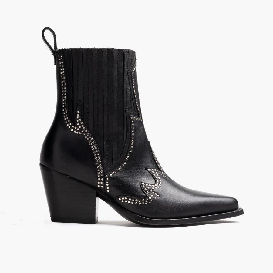 Tacchi Alti Thursday Boots Boots Icon Pelle Donna Nere | IT401WNB