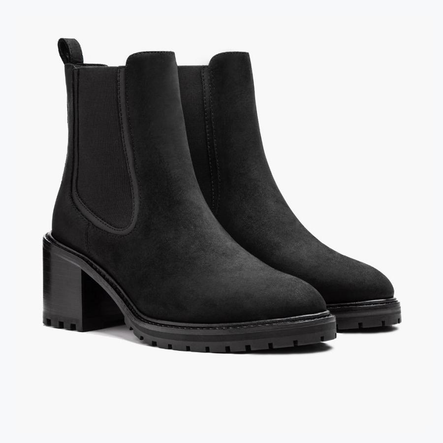 Tacchi Alti Thursday Boots Boots Knockout Pelle Donna Nere | IT404NWY