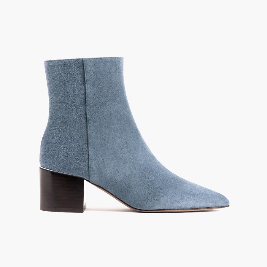 Tacchi Alti Thursday Boots Boots Luna Scamosciate Donna Blu | IT413HAP