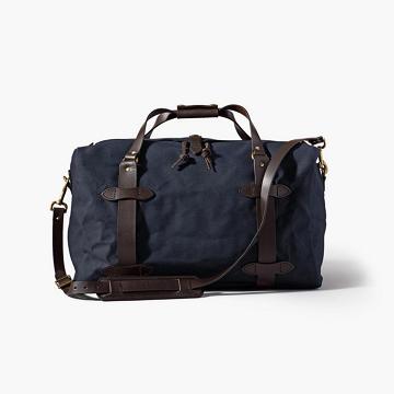 Borse Thursday Boots Rugged Twill Duffle Pelle Uomo Blu Marino | IT290OKI