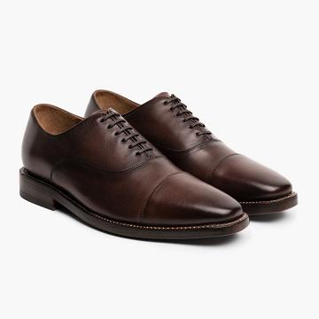 Scarpe da Sera Thursday Boots Executive Pelle Classiche Uomo Marroni | IT247MQZ