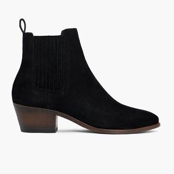 Stivaletti Chelsea Thursday Boots Dreamer Scamosciate Donna Nere | IT361HAP