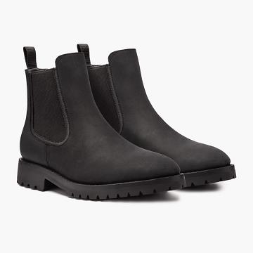 Stivaletti Chelsea Thursday Boots Legend Pelle Uomo Nere | IT35RVD