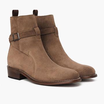 Stivaletti Chelsea Thursday Boots Rogue Scamosciate Uomo Marroni | IT39MQZ