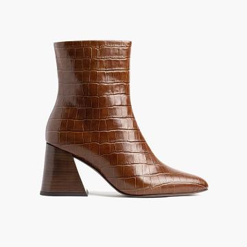 Stivaletti Thursday Boots Heartbreaker Pelle Donna Marroni | IT384LIS