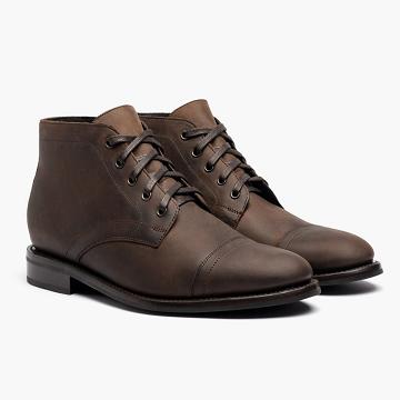 Stivali Chukka Thursday Boots Cadet Pelle Uomo Caffè | IT46LIS