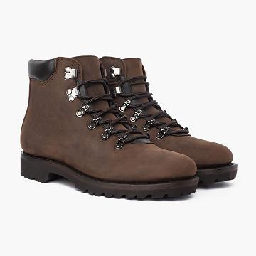 Stivali Stringati Thursday Boots Commander Pelle Uomo Marroni | IT90QMA