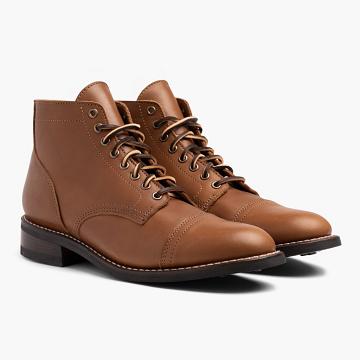 Stivali Stringati Thursday Boots Vanguard Pelle Uomo Marroni | IT129FDN