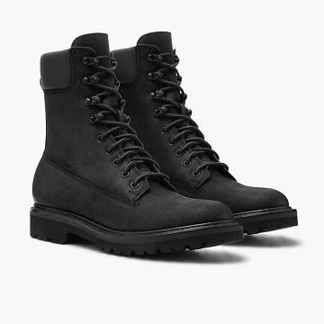 Stivali Thursday Boots Explorer Pelle Rugged & Resilient Uomo Nere | IT166EBC